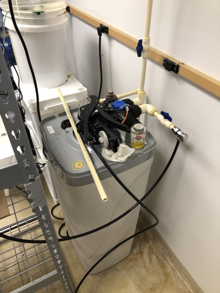 Installation of RO water system